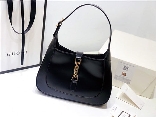High Quality Luxury Gucci Jackie 1961 Hobo Bag Black alternate view