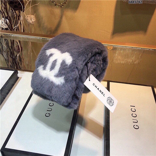 High Quality Luxury Chanel Mink Fur Scarf Scarves – Style 25130 alternate view