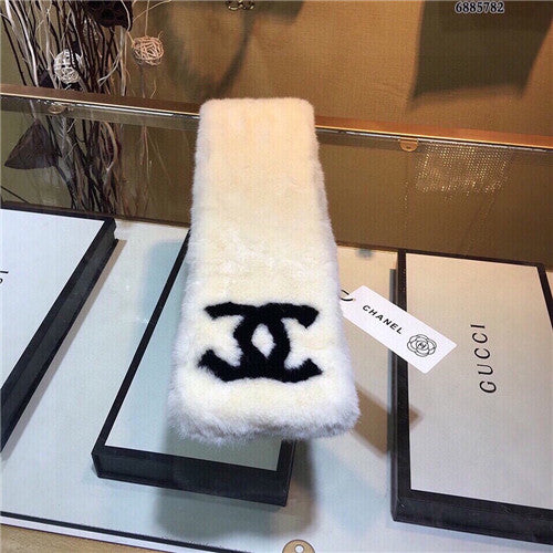 High Quality Luxury Chanel Mink Fur Scarf Scarves – Style 25126 alternate view