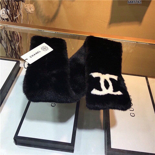 High Quality Luxury Chanel Mink Fur Scarf Scarves – Style 25128 alternate view