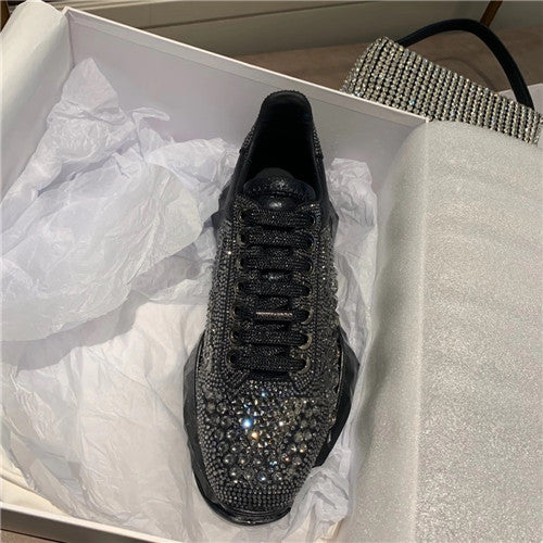 High Quality Luxury Jimmy Choo Crystal Sneakers – Style 28983 product detail