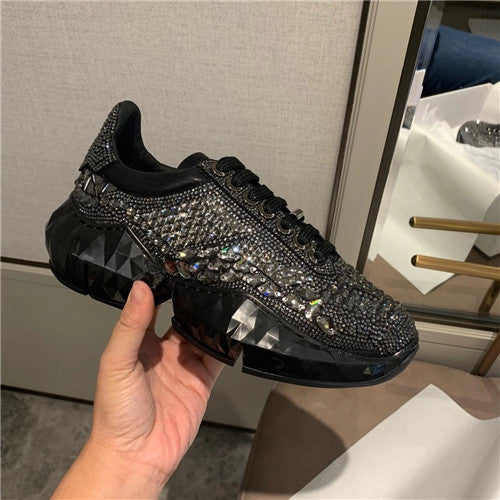 High Quality Luxury Jimmy Choo Crystal Sneakers – Style 28983 product detail