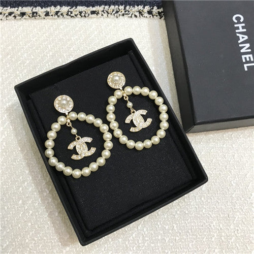High Quality Luxury Chanel Ring Earrings alternate view
