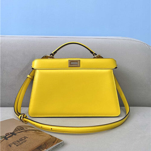 High Quality Luxury Fend Peekaboo Medium Bag Yellow