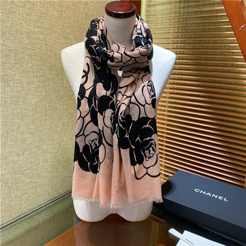 High Quality Luxury Chanel Cashmere Scarf Scarves – Style 25054 alternate view