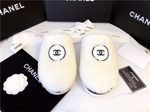 High Quality Luxury Chanel Wool Slippers – Style 04582 alternate view