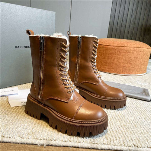 High Quality Luxury Balenciaga Lace Up Martin Boots – Style 06115 alternate view