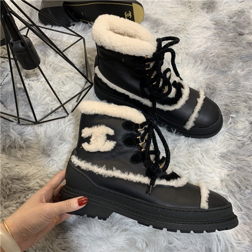 High Quality Luxury Chanel Snow Boots With Spikes
