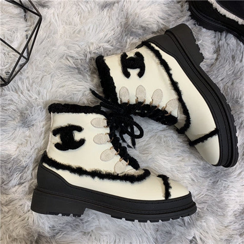 High Quality Luxury Chanel Snow Boots With Spikes – Style 25318