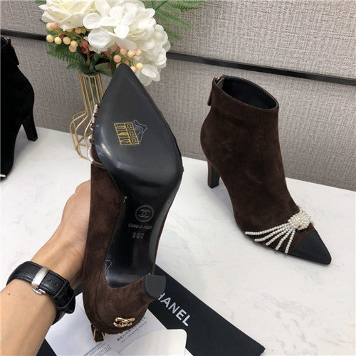 High Quality Luxury Chanel Ankle Boots – Style 02822 product detail