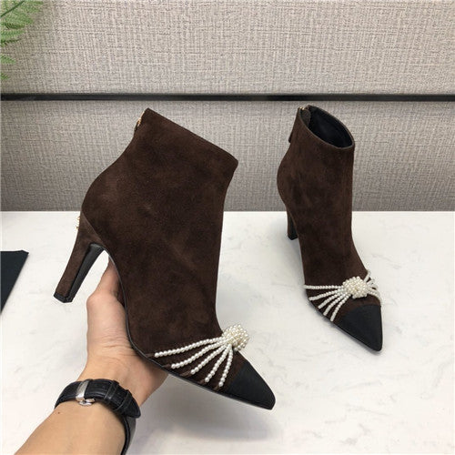 High Quality Luxury Chanel Ankle Boots – Style 02822 product detail