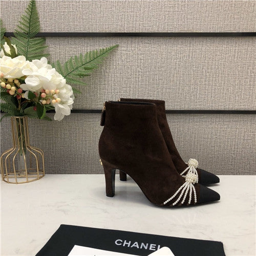 High Quality Luxury Chanel Ankle Boots – Style 02822 product detail