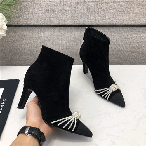 High Quality Luxury Chanel Ankle Boots – Style 42374 alternate view