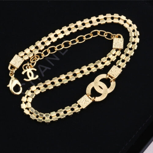 High Quality Luxury Chanel Double C Pearl Full Diamond Necklace product detail