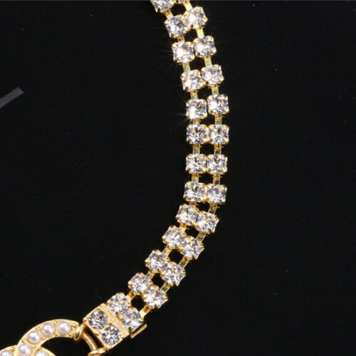 High Quality Luxury Chanel Double C Pearl Full Diamond Necklace product detail