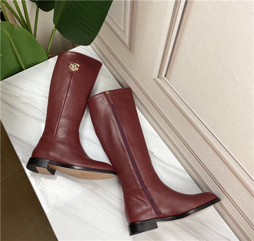 High Quality Luxury Gucci Tiger-Head Knee-High Boots – Sizes 35–41 product detail