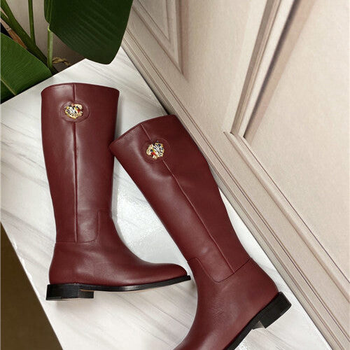 High Quality Luxury Gucci Tiger-Head Knee-High Boots – Sizes 35–41 product detail