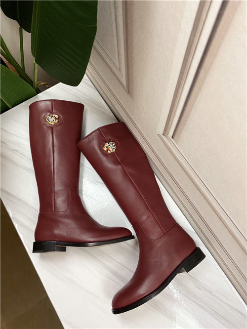 High Quality Luxury Gucci Tiger-Head Knee-High Boots – Sizes 35–41 product detail