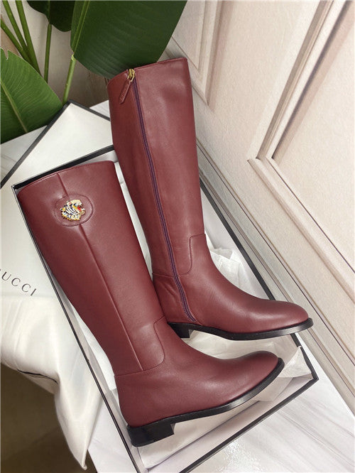 High Quality Luxury Gucci Tiger-Head Knee-High Boots – Sizes 35–41 product detail