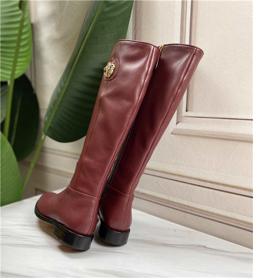 High Quality Luxury Gucci Tiger-Head Knee-High Boots – Sizes 35–41 product detail