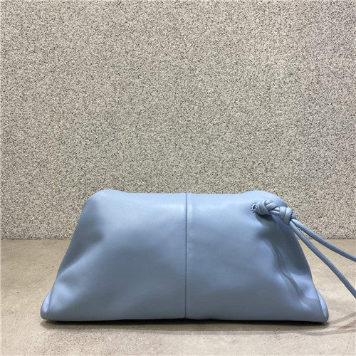 High Quality Luxury Bottega Veneta Triangle Clutch Blue alternate view