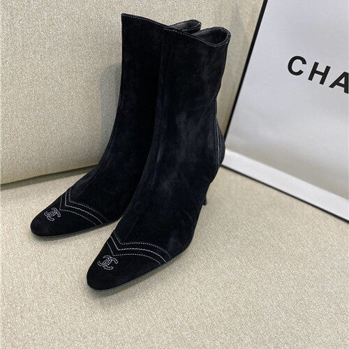 High Quality Luxury Chanel Heel Boots Womens