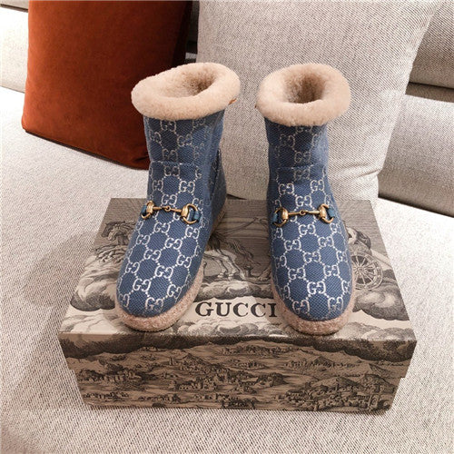 High Quality Luxury Gucci Wool Boots