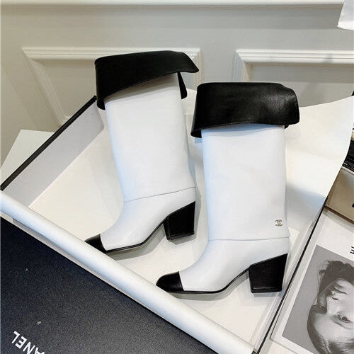 High Quality Luxury Chanel Long Boots – Style 03558 alternate view
