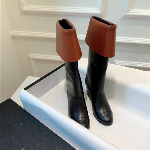 High Quality Luxury Chanel Long Boots – Style 41414 alternate view