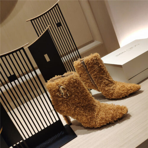 High Quality Luxury Jimmy Choo Warm Boots Wool Boots