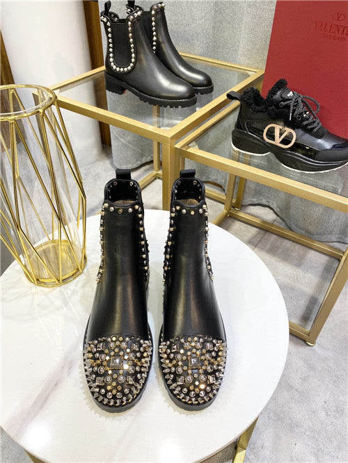 High Quality Luxury Christian Louboutin Ankle Boots – Style 17012 product detail