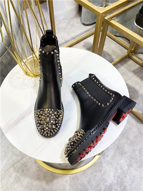 High Quality Luxury Christian Louboutin Ankle Boots – Style 17012 product detail