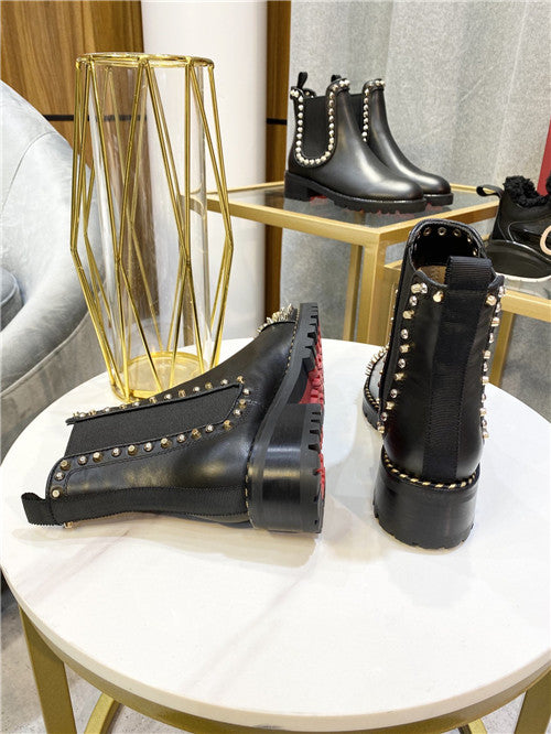 High Quality Luxury Christian Louboutin Ankle Boots – Style 17012 product detail