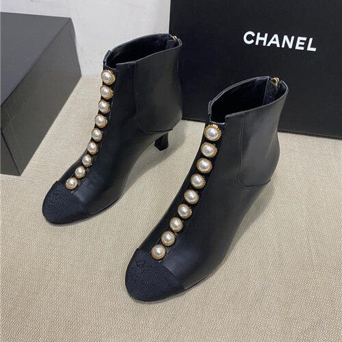 High Quality Luxury Chanel Heel Boots – Style 13094 product detail