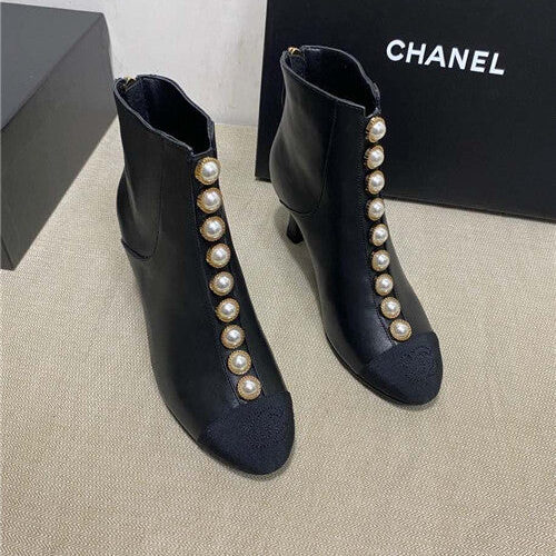 High Quality Luxury Chanel Heel Boots – Style 13094 product detail
