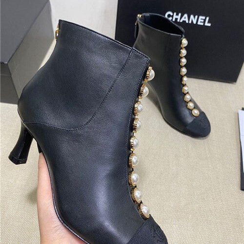 High Quality Luxury Chanel Heel Boots – Style 13094 product detail