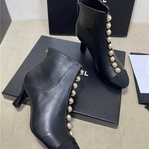 High Quality Luxury Chanel Heel Boots – Style 13094