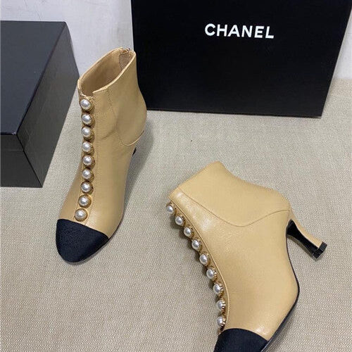 High Quality Luxury Chanel Heel Boots – Style 82022 alternate view