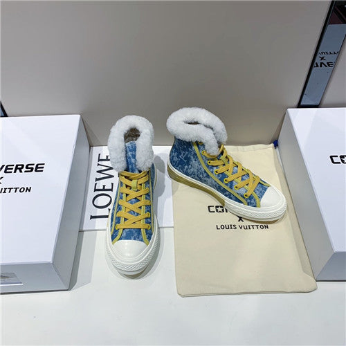 High Quality Luxury Converse Louis Vuitton Sneakers alternate view