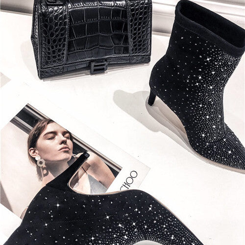 High Quality Luxury Jimmy Choo Heel Ankle Boots product detail