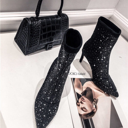 High Quality Luxury Jimmy Choo Heel Ankle Boots product detail