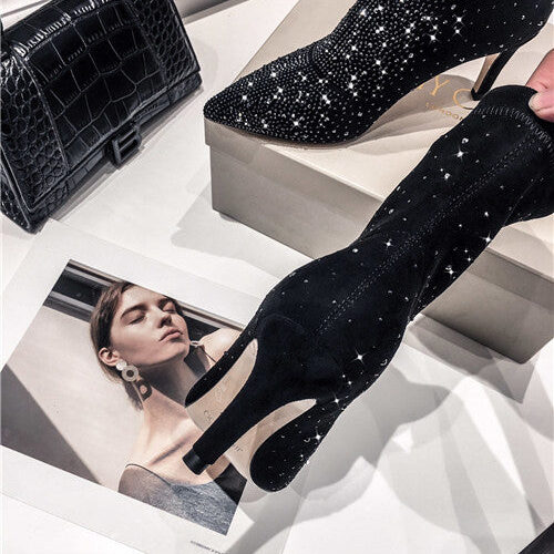 High Quality Luxury Jimmy Choo Heel Ankle Boots product detail