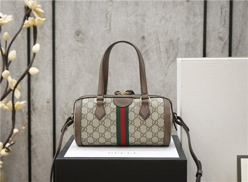 High Quality Luxury Gucci Ophidia GG Boston Bag alternate view