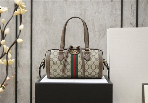 High Quality Luxury Gucci Ophidia GG Boston Bag