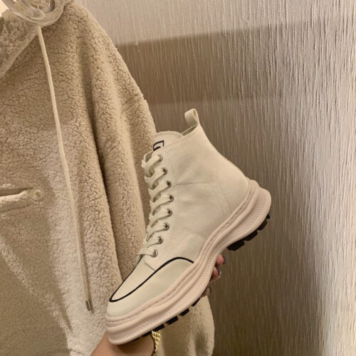 High Quality Luxury Chanel Canvas High Top Sneakers – Style 44710 product detail