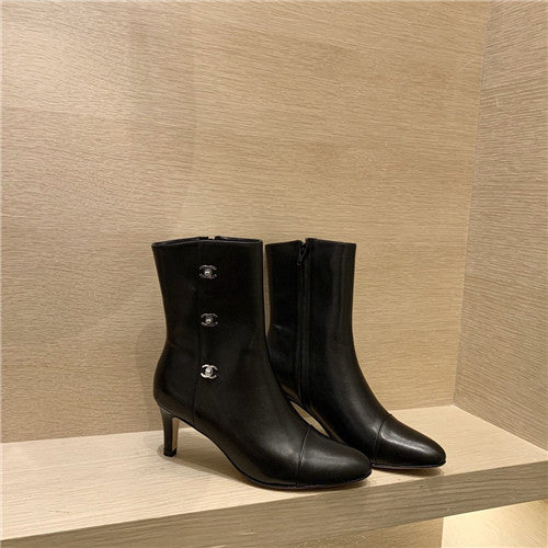 High Quality Luxury Chanel Heel Booties