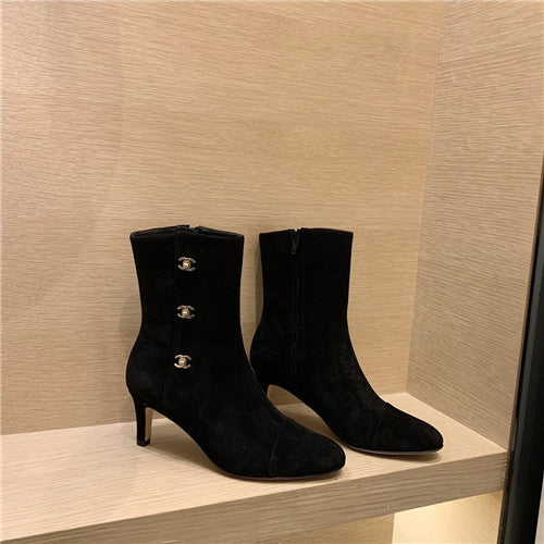 High Quality Luxury Chanel Heel Booties – Style 92198