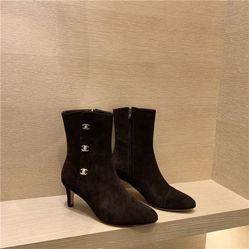 High Quality Luxury Chanel Heel Booties – Style 88806