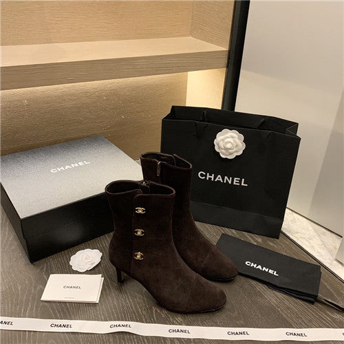 High Quality Luxury Chanel Heel Booties – Style 88806 alternate view