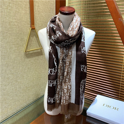 High Quality Luxury Dior Cashmere Scarf Scarves – Style 25321 product detail